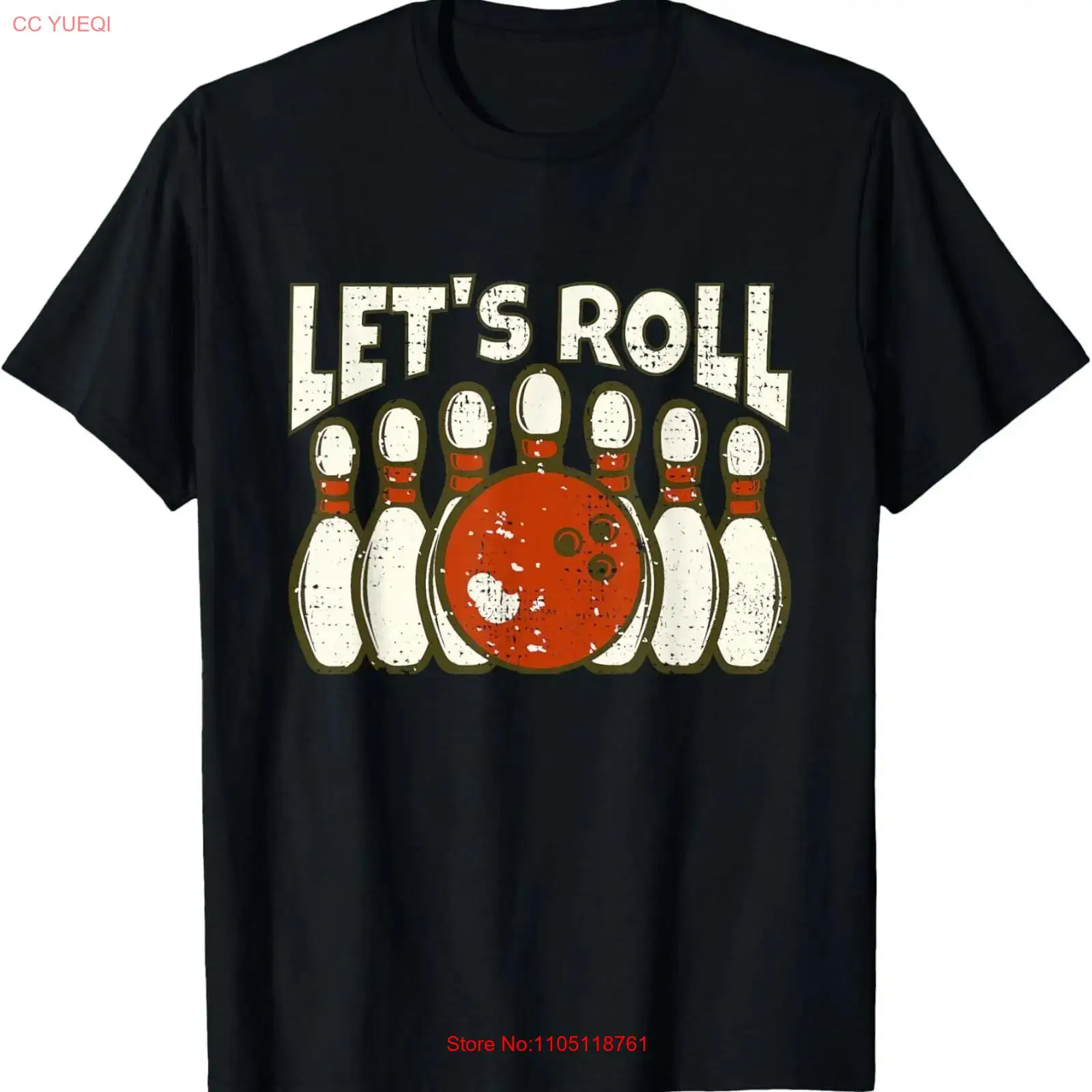 Short Sleeve Bowling Shirt Retro - Let's Roll for Funny Bowler And
