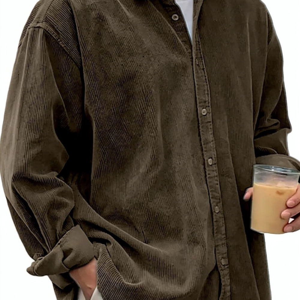 Mens Corduroy Shirts Long Slee - Corduroy Button Up Shirt Men review and price