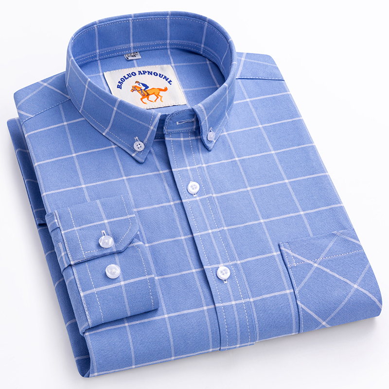 New in shirt over size 5xl lon - Oxford Cotton Casual Shirt Business review and price