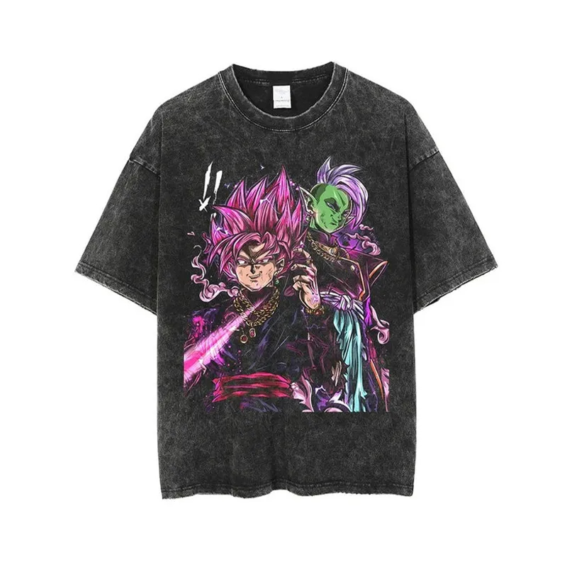 Goku Black Rose T Shirt Dragon - Acid Wash Vintage Graphic T Shirt review and price