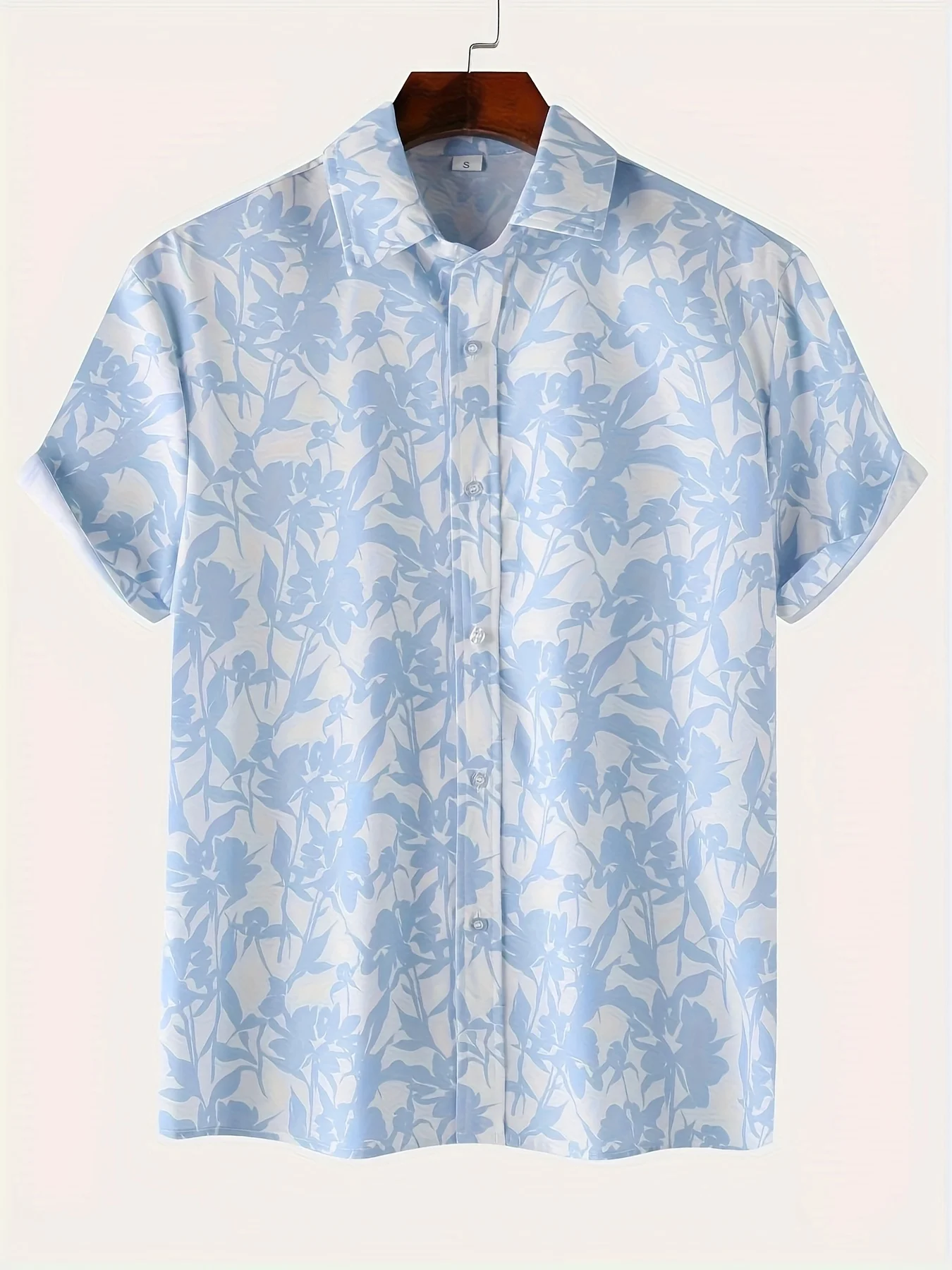 Men Multi Style Light Blue Alo - Vintage Hawaiian Floral Shirt review and price