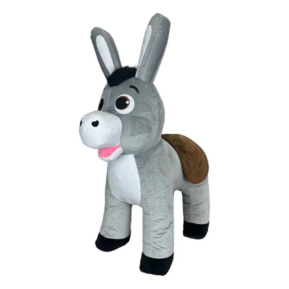 Inflatable Grey Donkey Mascot  - Suits review and price
