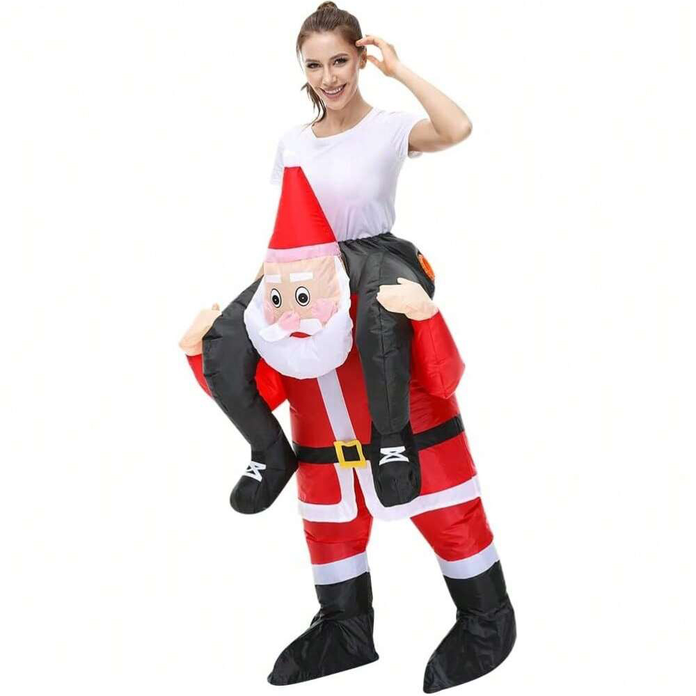 Ride On Santa Claus Inflatable - Suits review and price