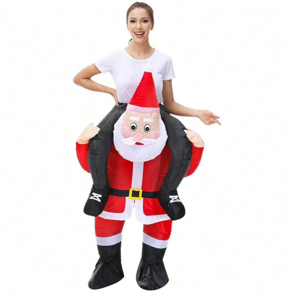 Ride On Santa Claus Inflatable - Suits review and price