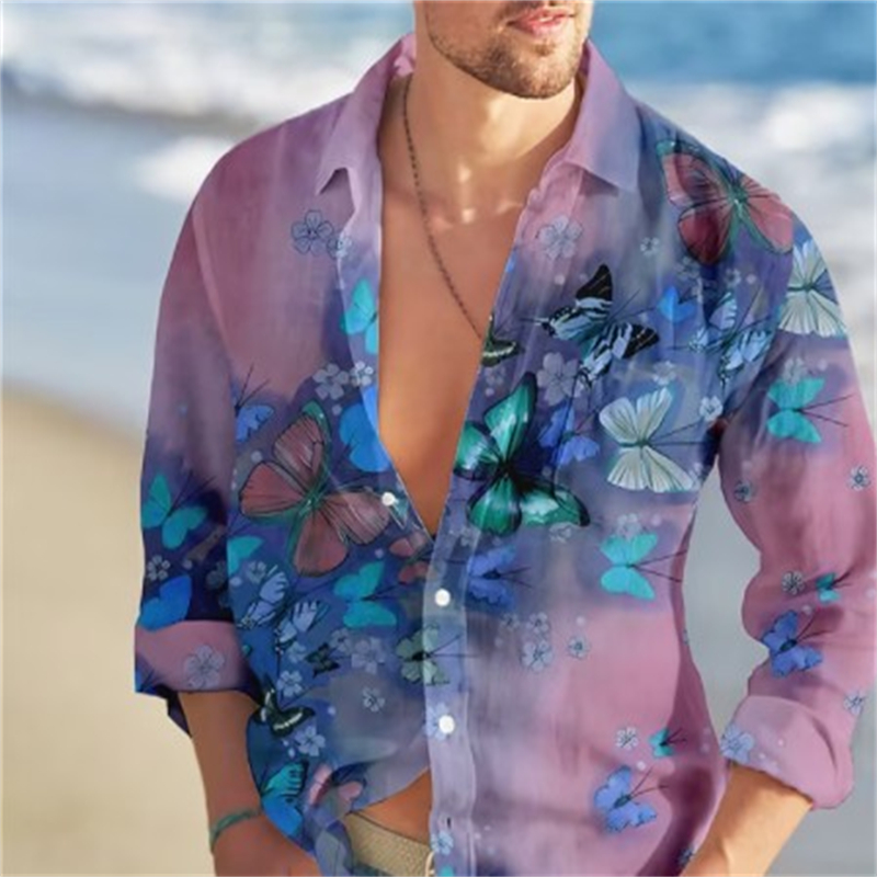 Butterfly Hawaiian Shirts Flor - Vintage Hawaiian Floral Shirt review and price